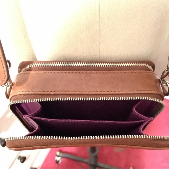 Fossil Tan Mini Crossbody Bag - Picture 4 of 6